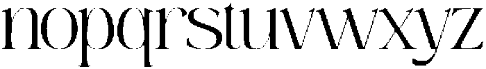 Mintely Regular Extra Light otf (200) Font LOWERCASE