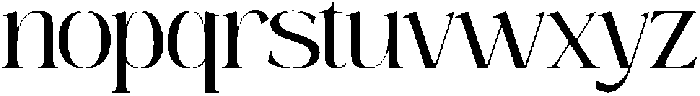 Mintely Regular Light otf (300) Font LOWERCASE
