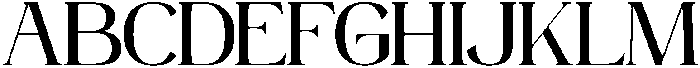 Mintely Regular Medium otf (500) Font UPPERCASE
