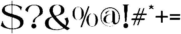 Mintely Regular Regular otf (400) Font OTHER CHARS