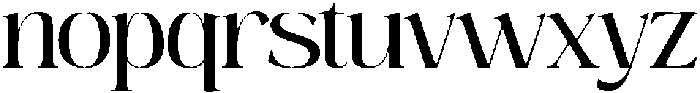 Mintely Regular Regular otf (400) Font LOWERCASE