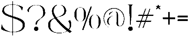 Mintely Regular Thin otf (100) Font OTHER CHARS