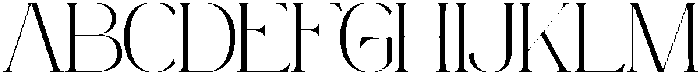 Mintely Regular Thin otf (100) Font UPPERCASE