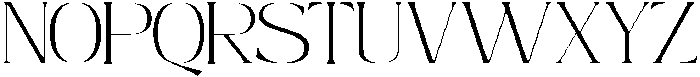 Mintely Regular Thin otf (100) Font UPPERCASE