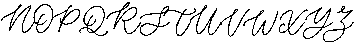 Minty Sunday Regular otf (400) Font UPPERCASE