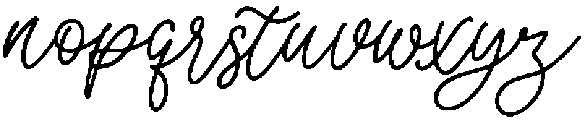 Minty Sunday Regular otf (400) Font LOWERCASE