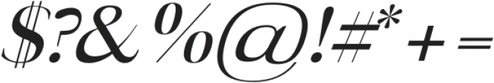 Minyi-Italic otf (400) Font OTHER CHARS