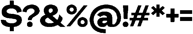 Miogra Sans Black otf (900) Font OTHER CHARS