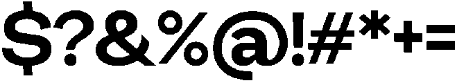 Miogra Sans Extra Bold otf (700) Font OTHER CHARS