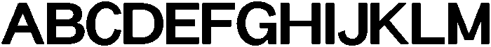 Miogra Sans Extra Bold otf (700) Font UPPERCASE