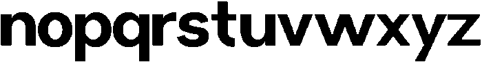 Miogra Sans Extra Bold otf (700) Font LOWERCASE