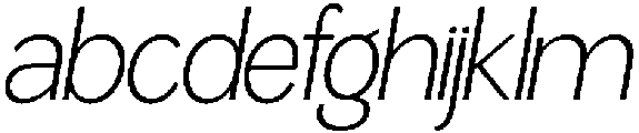 Miogra Sans Extra Light Slanted otf (200) FONT