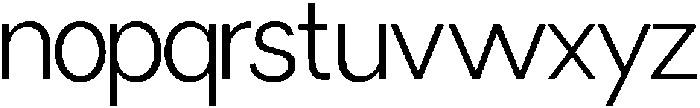 Miogra Sans Light otf (300) Font LOWERCASE