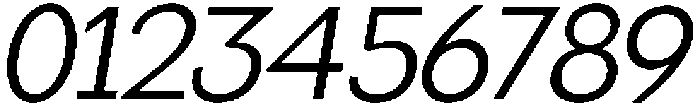 Miogra Sans Semi Expanded Slanted otf (400) Font OTHER CHARS