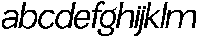 Miogra Sans Semi Expanded Slanted otf (400) FONT