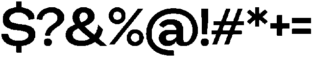 MiograSans-Bold otf (700) Font OTHER CHARS