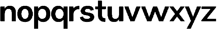 MiograSans-Bold otf (700) Font LOWERCASE