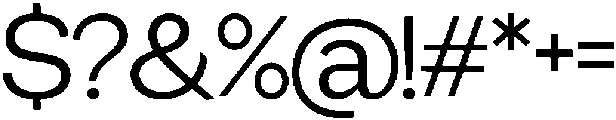 MiograSans-Regular otf (400) Font OTHER CHARS