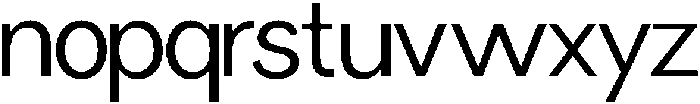 MiograSans-Regular otf (400) Font LOWERCASE