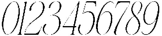 Miojhe Italic otf (400) Font OTHER CHARS