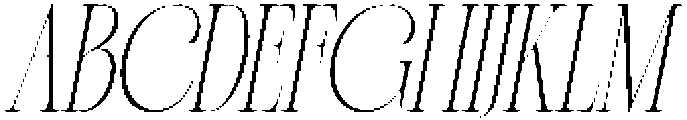 Miojhe Italic otf (400) Font UPPERCASE