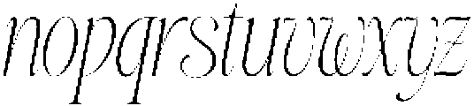 Miojhe Italic otf (400) Font LOWERCASE