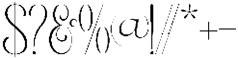 Miojhe Regular otf (400) Font OTHER CHARS