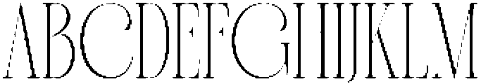 Miojhe Regular otf (400) Font UPPERCASE