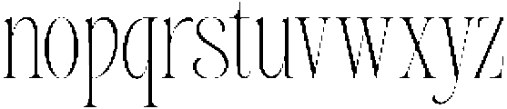 Miojhe Regular otf (400) Font LOWERCASE