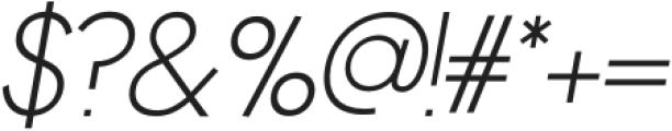 Miora Extra-Italic otf (400) Font OTHER CHARS