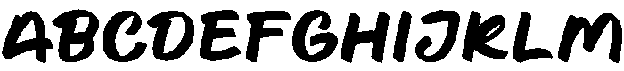 Mira Notes Regular otf (400) Font UPPERCASE