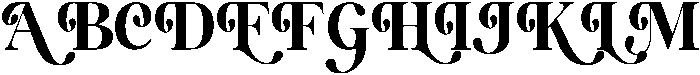 Mirabelle Ligature otf (400) Font UPPERCASE