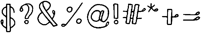 Mirabelle otf (400) Font OTHER CHARS