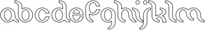 Miracle-Hollow otf (400) Font LOWERCASE