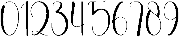 Miracle Regular otf (400) Font OTHER CHARS