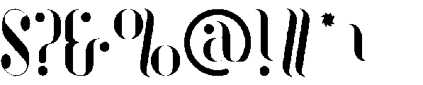 Miracle otf (400) Font OTHER CHARS