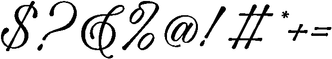 Miraclin otf (400) Font OTHER CHARS
