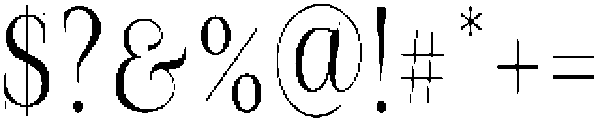 Mirado otf (400) Font OTHER CHARS