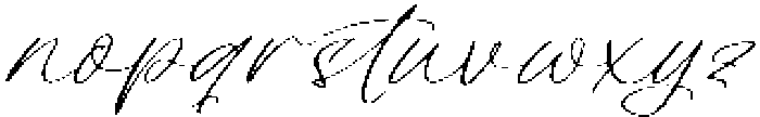Mirage Silvesta Italic otf (400) Font LOWERCASE