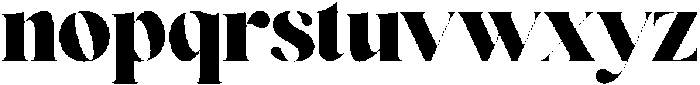 Mirage Tropic otf (400) Font LOWERCASE