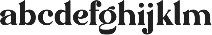 Miragle otf (400) Font LOWERCASE