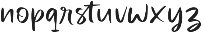 Miraikato Hand Thin otf (100) Font LOWERCASE