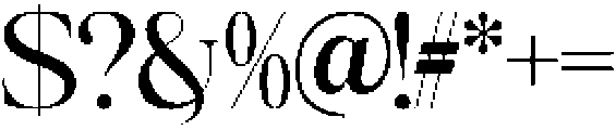 Miralova Bold otf (700) Font OTHER CHARS