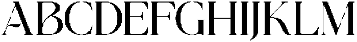 Miralova Bold otf (700) Font UPPERCASE