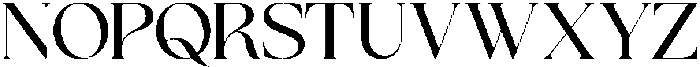 Miralova Bold otf (700) Font UPPERCASE