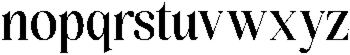 Miralova Bold otf (700) Font LOWERCASE