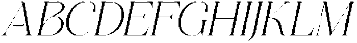 Miralova Italic otf (400) Font UPPERCASE