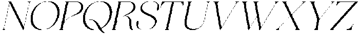 Miralova Italic otf (400) Font UPPERCASE