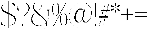 Miralova Light otf (300) Font OTHER CHARS