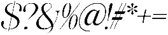 Miralova Medium Italic otf (500) Font OTHER CHARS